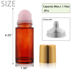 RAMFIYN pink crystal roller ball close-up for precise application