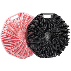 RamPula charcoal silicone body scrubber for thorough exfoliation and smoother skin