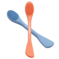 RamPula silicone face mask brush dual-ended for even application and gentle removal.