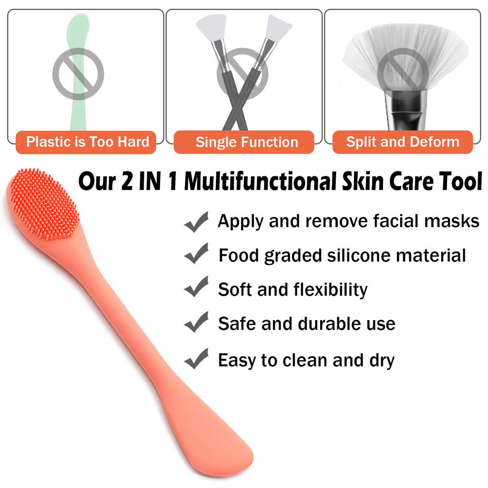 RamPula soft silicone bristles provide soothing facial massage and improved absorption.