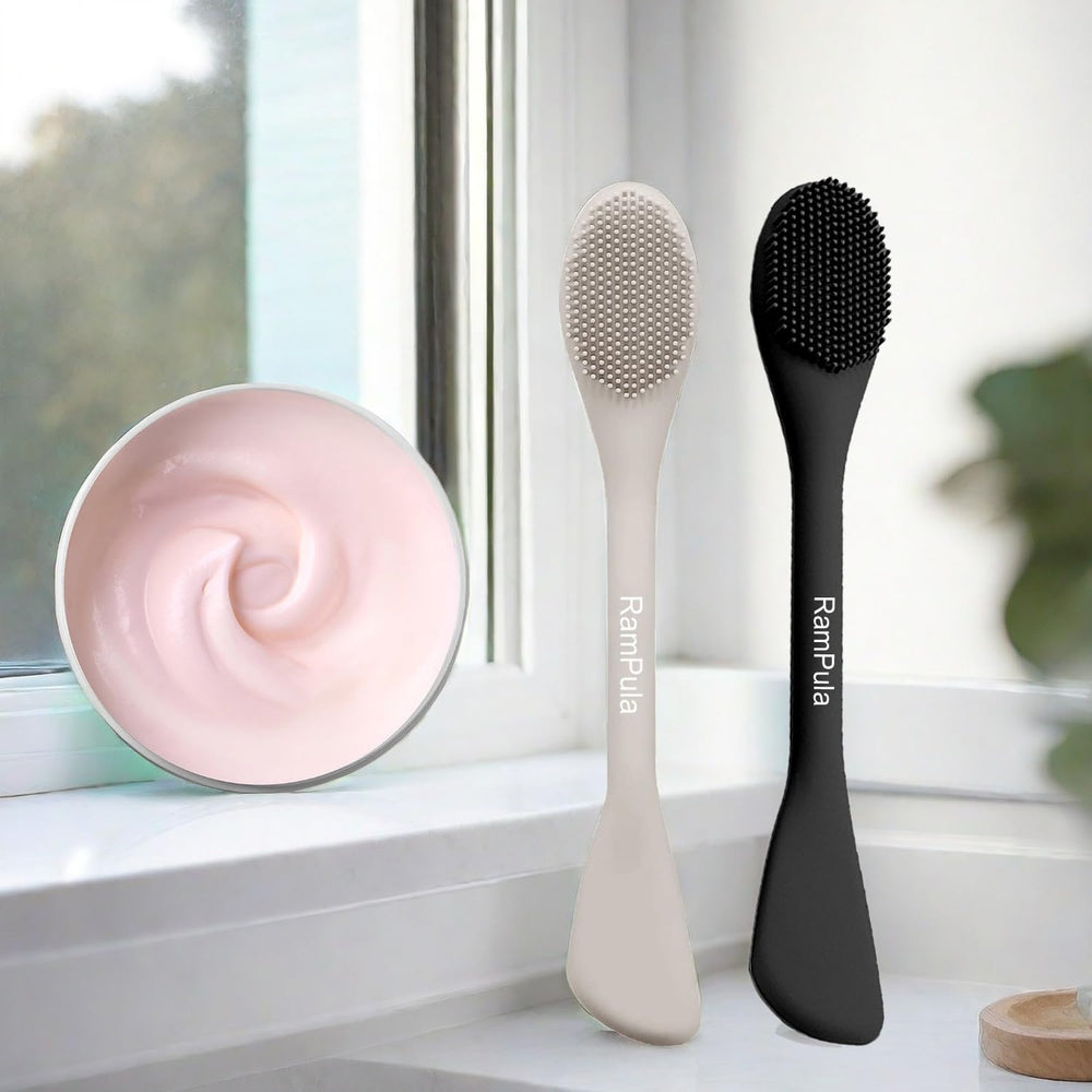 RamPula travel-friendly skincare brush fits in your bag.