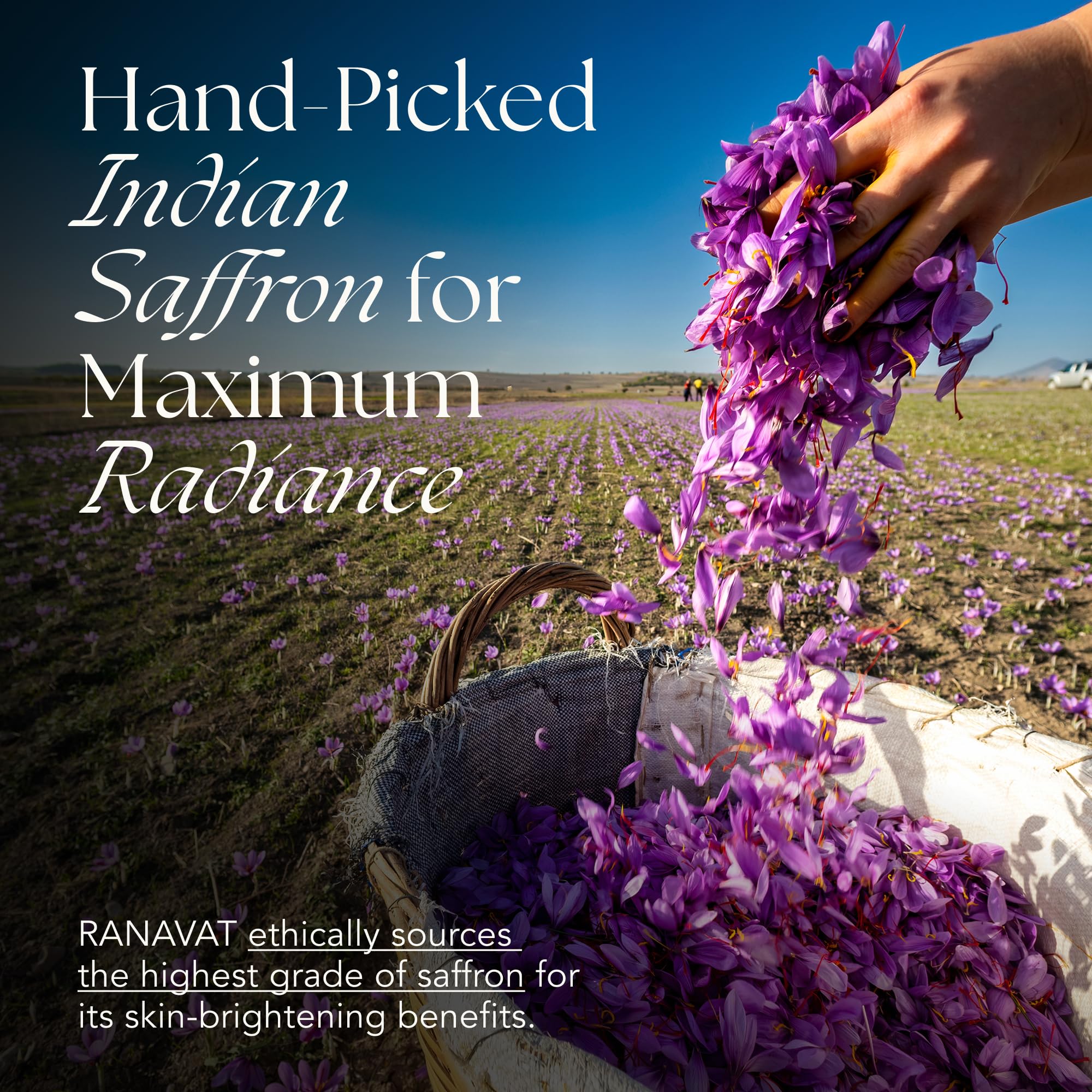 Ranavat packaging scene emphasizes vegan, fragrance-free branding appealing to sensitive skin.