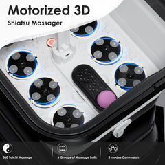 Ranjova foot spa bubble jet delivers soothing bubbles for relaxation