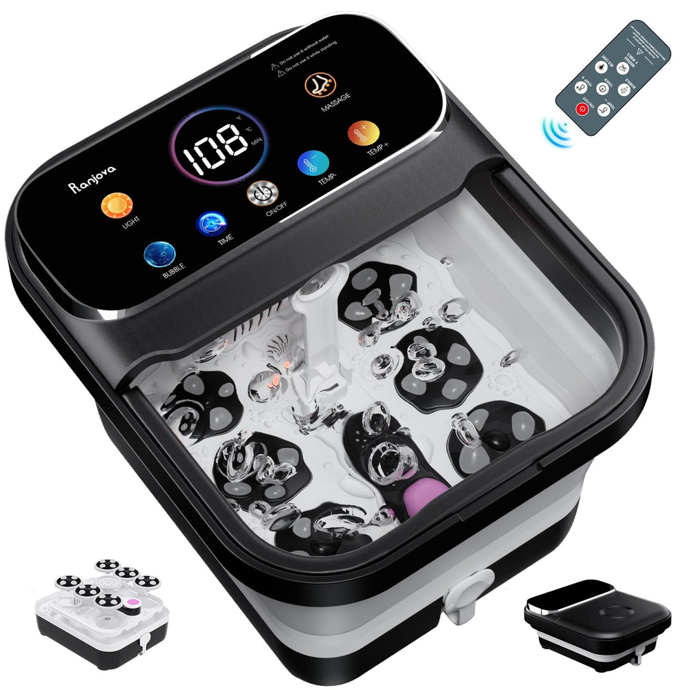 Ranjova foot spa with Pro color display for easy control during sessions
