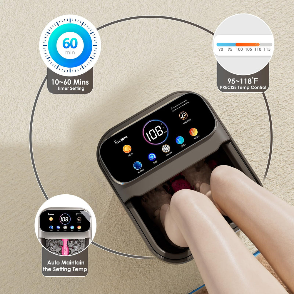 Ranjova remote control facilitates convenient operation from anywhere in the room.