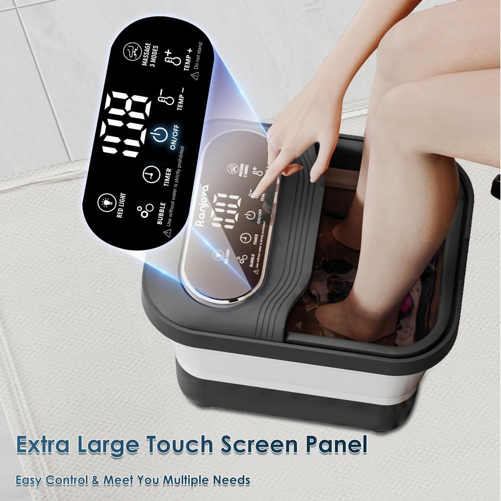 Ranjova large touch screen control allows easy operation during use.