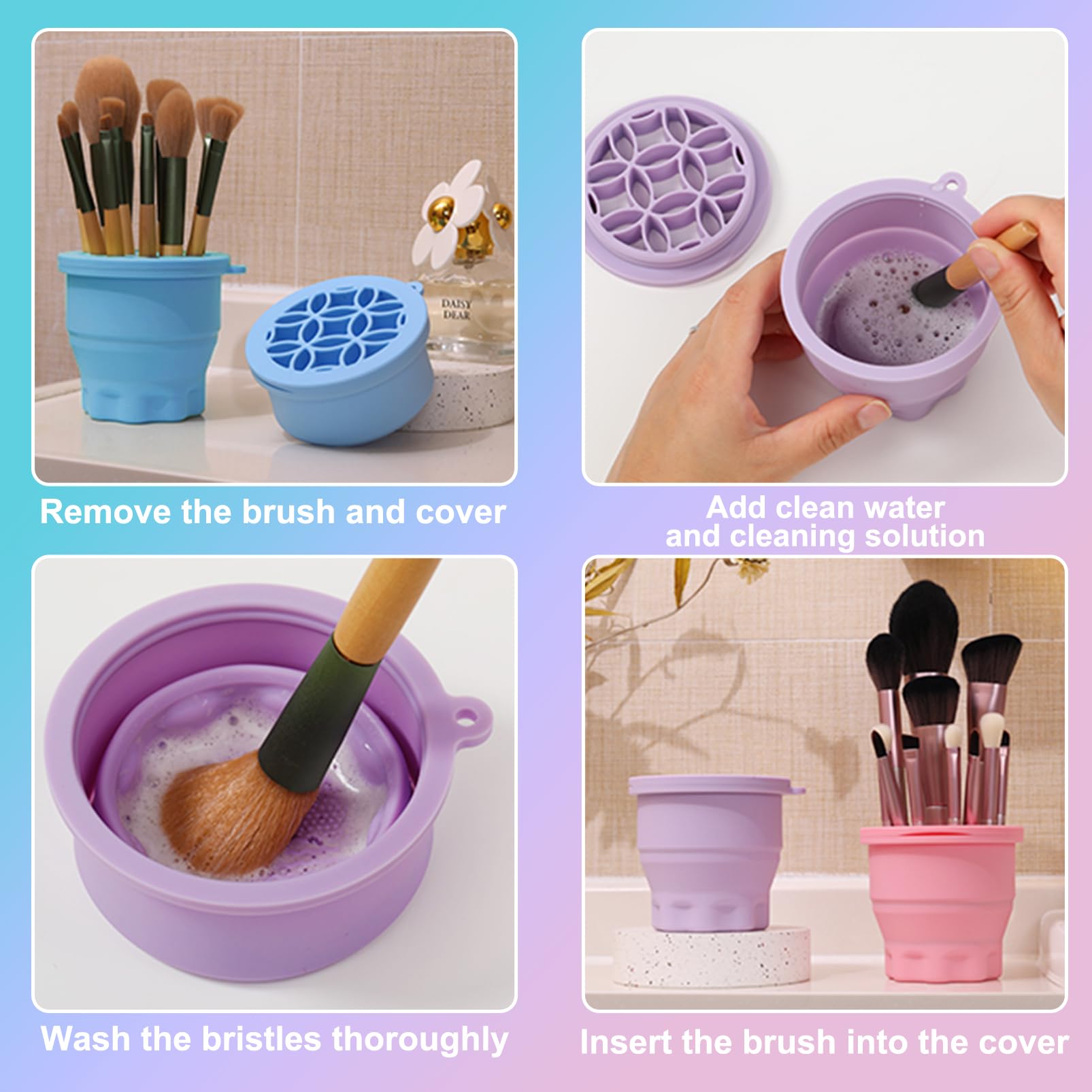Ranphykx durable silicone brush drying cup designed for quick drying