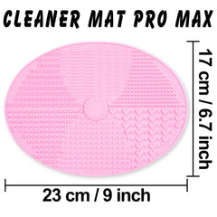 Ranphykx silicone cleaner pad with seven-thread texture for versatile brush cleaning.