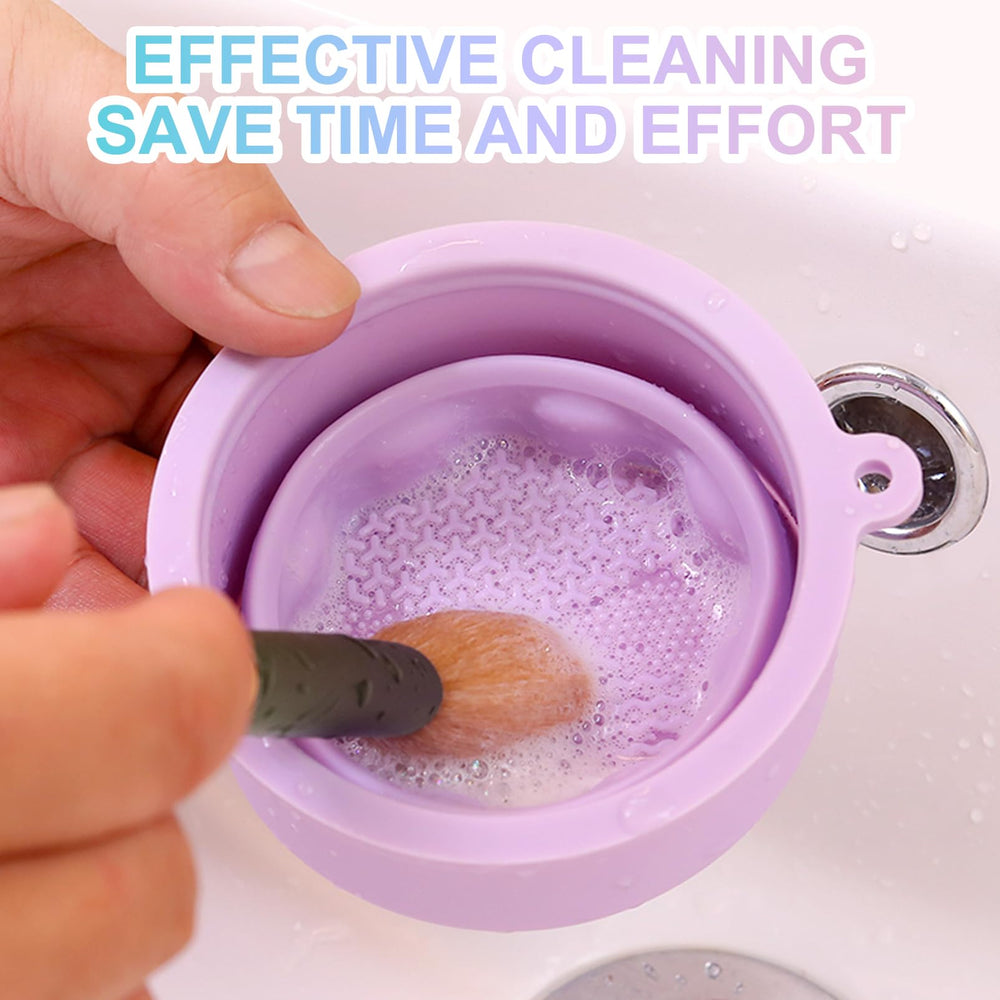 Ranphykx travel friendly cleaner tool for on the go brush washing