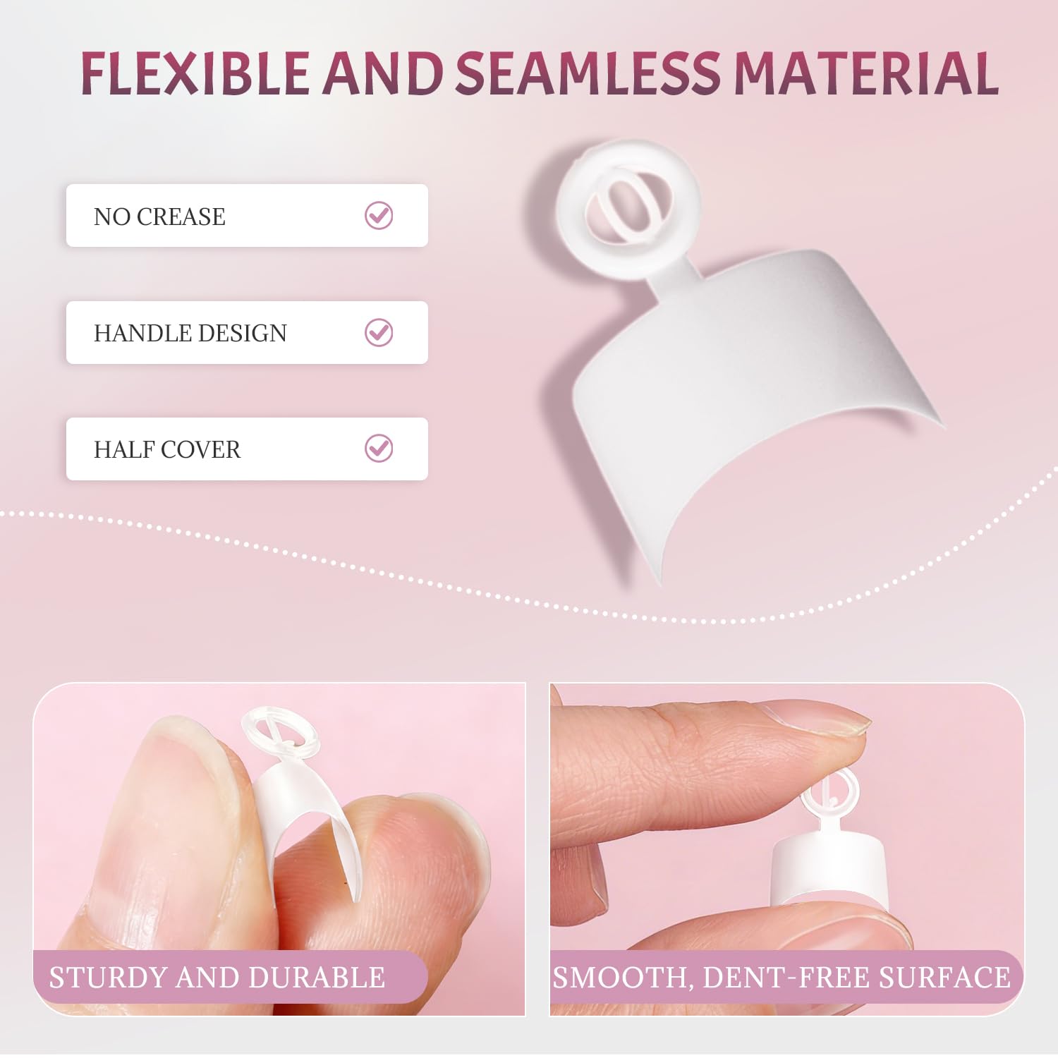 Ranrose 600pcs nail tips in box for wide size range.