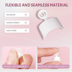 Ranrose 600pcs nail tips in box for wide size range.