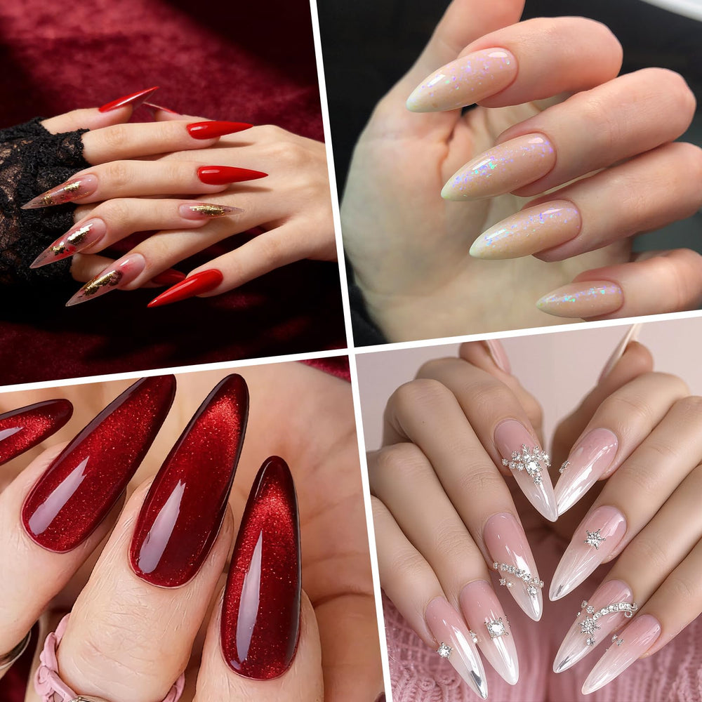 Ranrose half-cover-nail-tips provide secure fit and flexible shaping.