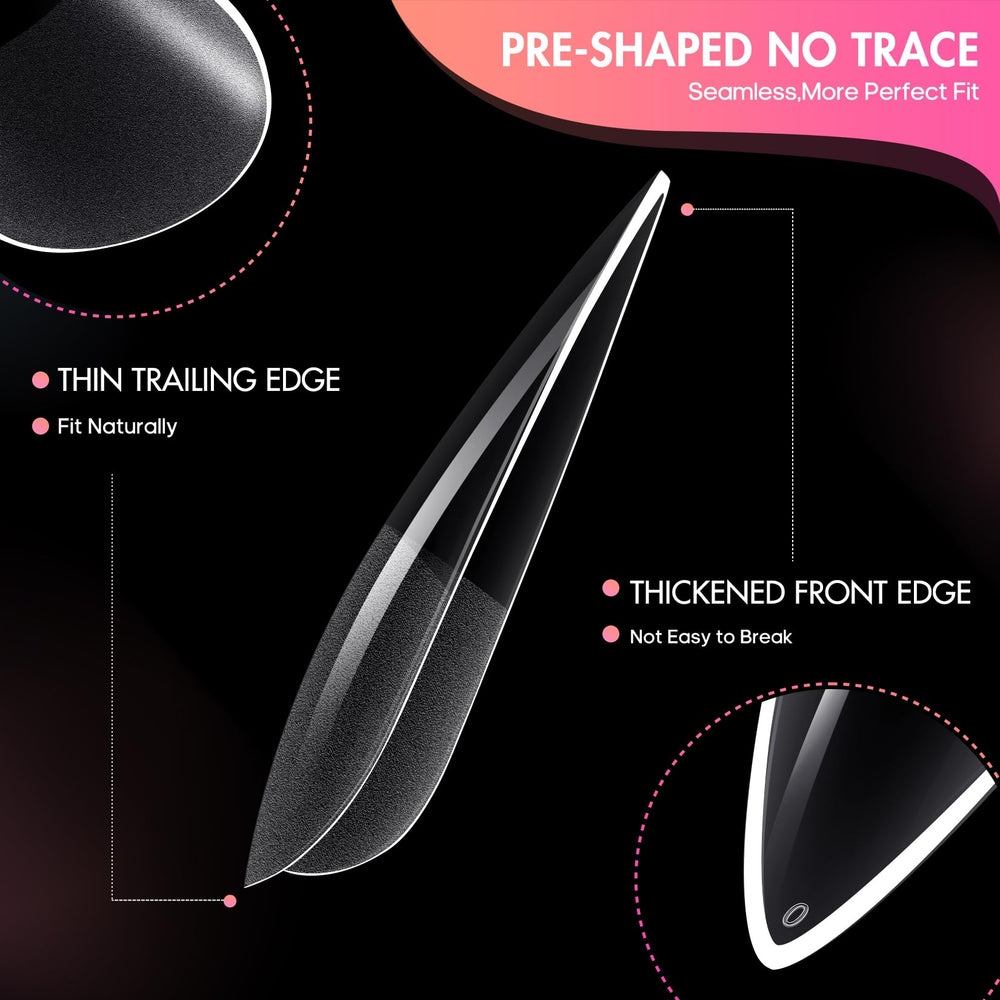Ranrose half-matte finish nails offer an elegant, understated manicure.