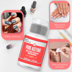 RAPID PROTECTANT dispensador facilita aplicación limpia con algodón.