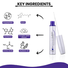 RapidLash applicator brush showing precise lash line application