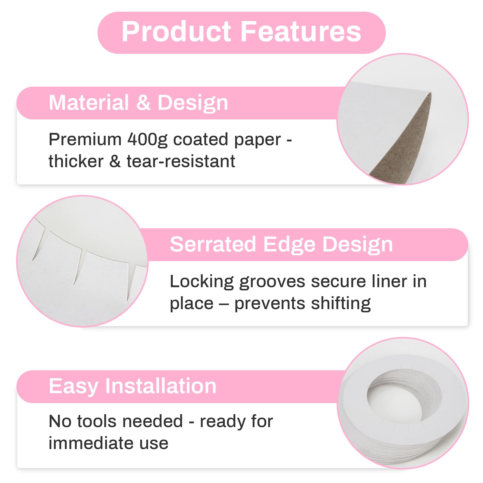 RAQEHO disposable collar catching drips to protect your warmer.