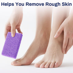 RAQEHO pumice stone in bathroom setup for safe exfoliation