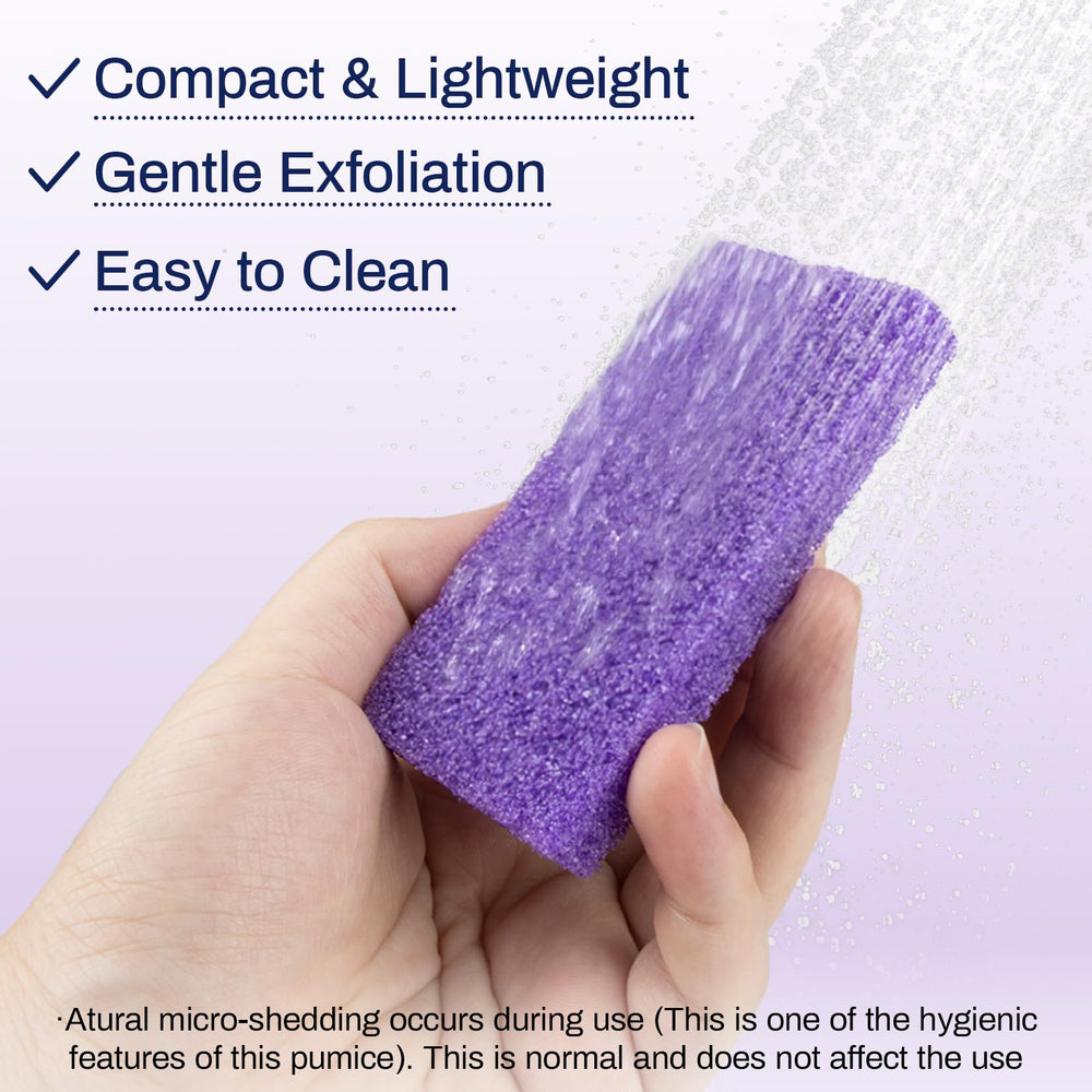 RAQEHO pumice stone packaging with compact travel design