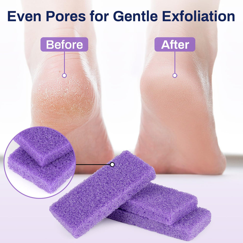RAQEHO pumice stone rinse shows quick cleaning