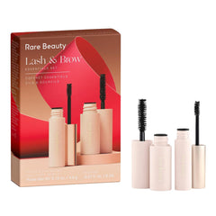 Rare Beauty lash mini mascara wand highlights length with a weightless, clump-free formula.