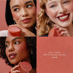 Rare Beauty Soft Pinch Tinted Lip Oil Worth mini swatch with glossy moisture