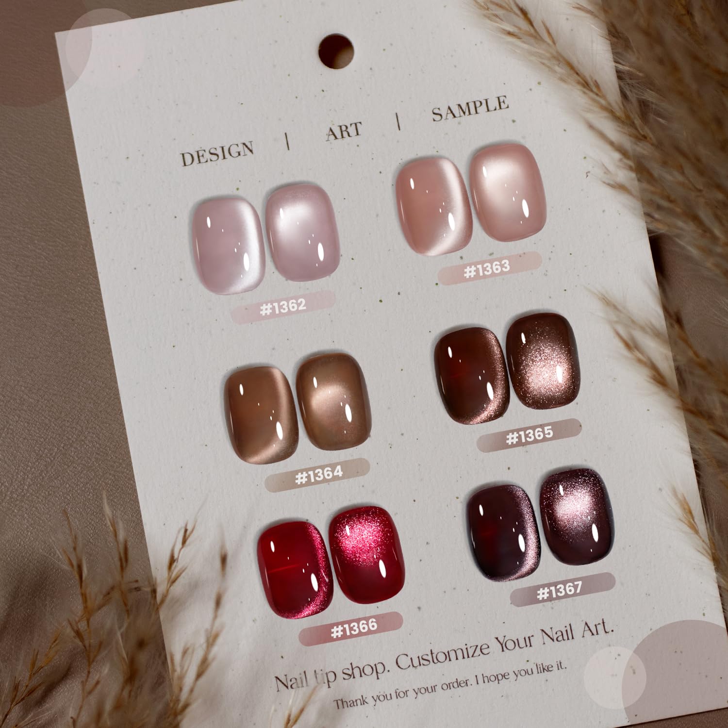RARJSM dark cherry red for glossy, dramatic nails.