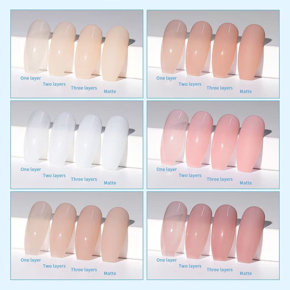 RARJSM gel tono natural opaco, acabado más intenso