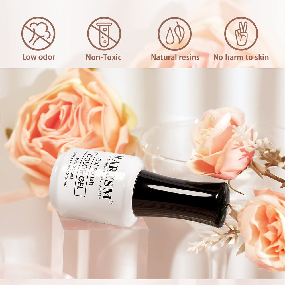 RARJSM jelly pink gel texture closeup for sheer nude effects