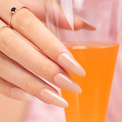 RARJSM Milky Rose gel polish brush ready for smooth coverage