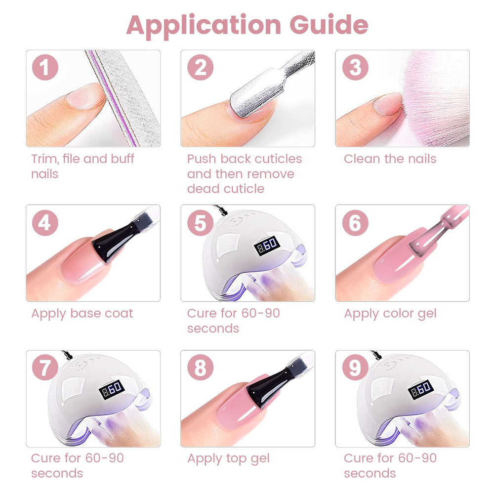 RARJSM nude jelly gel bottle in home salon setup for long-wear nails