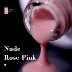 RARJSM nude pink on nails shows a clean, timeless look for daily wear