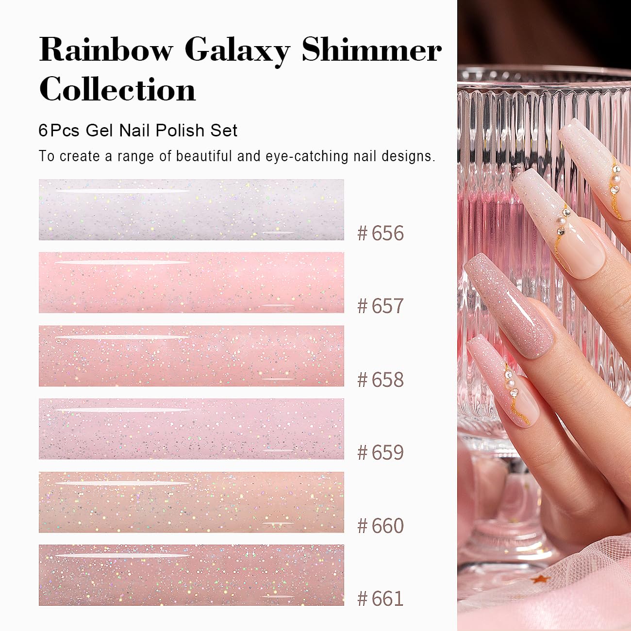 RARJSM paleta nude con tonos beige-rosado y melocotón suave
