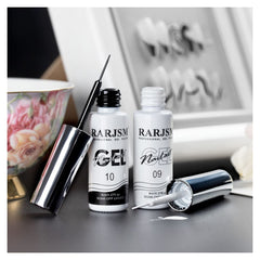 RARJSM pluma liner integrada para trazos finos en uñas.