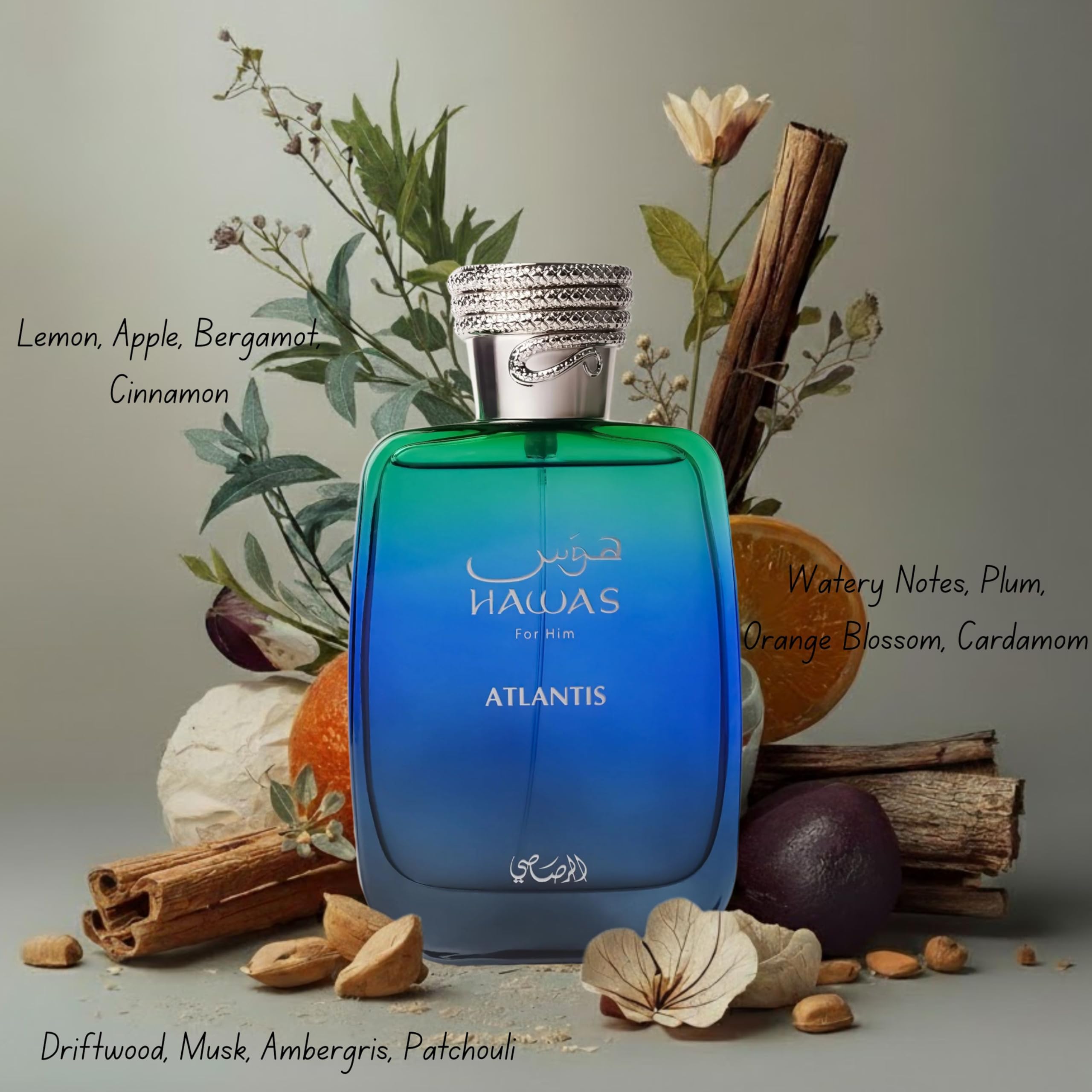 RASASI Hawas Atlantis packaging box, premium presentation for gifting