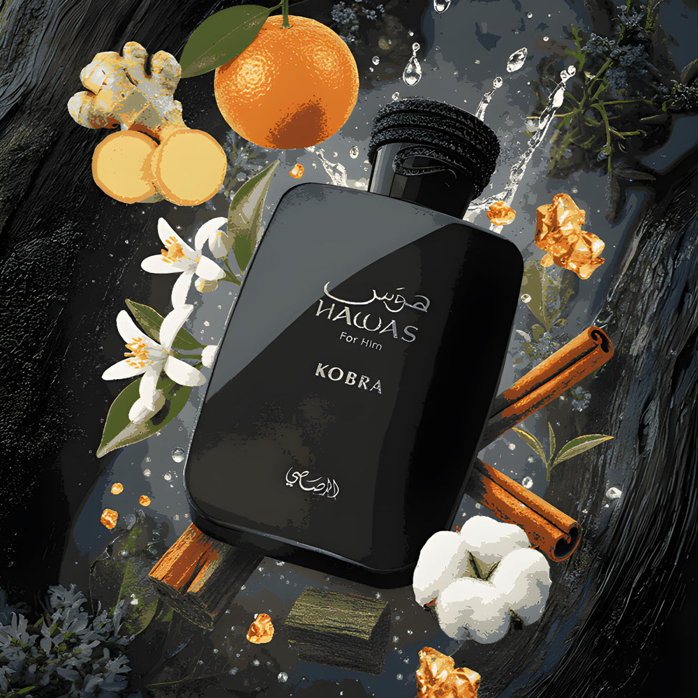Rasasi Hawas Kobra gift set image showcasing versatile gifting option