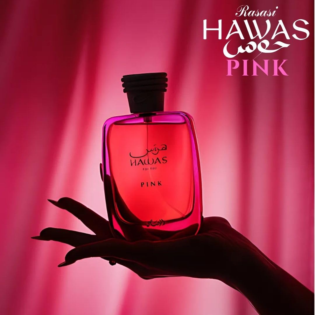 RASASI Hawas Pink for Her gift box ready for gifting fragrance lovers