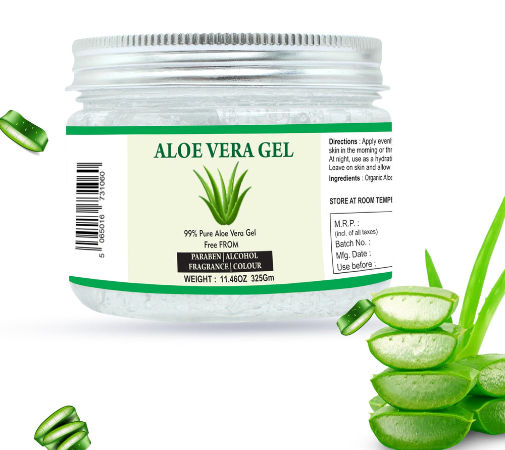 Envase práctico de Raslok Aloe Vera Gel, listo para uso diario.