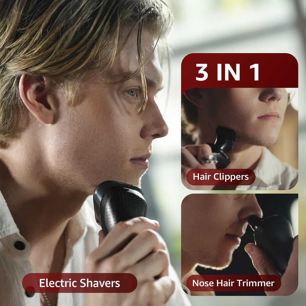 Rategist cordless electric razor sideburns trim for clean lines