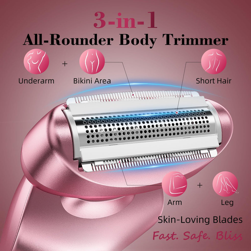 Rategist hypoallergenic stainless steel blades provide comfortable, irritation-free shaving for sensitive skin.
