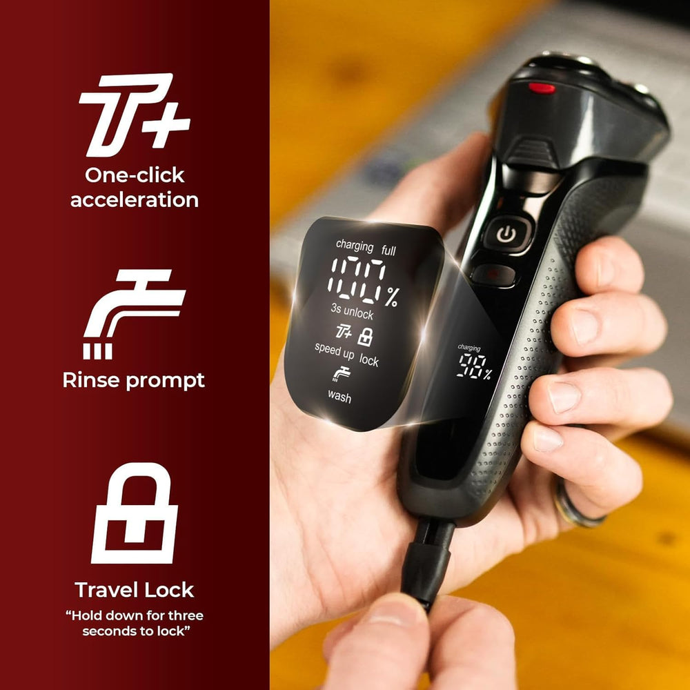 Rategist IPX7 waterproof razor for wet or dry shaving