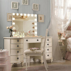 Ratsamee vanity mirror featuring 15 dimmable bulbs for customizable brightness