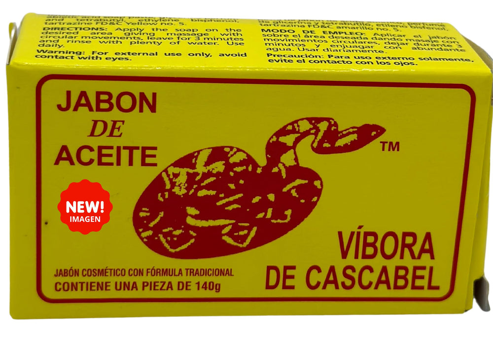 Rattlesnake Oil Soap ingredients showcase minerals and herbs.