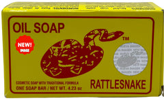 Rattlesnake Oil Soap lather forming during washing.
