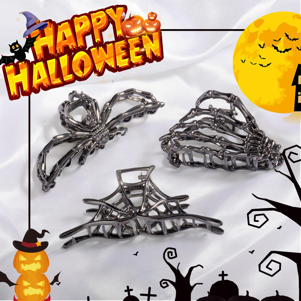 RAUIMOUR black gun metal hair clip; durable, secure hold