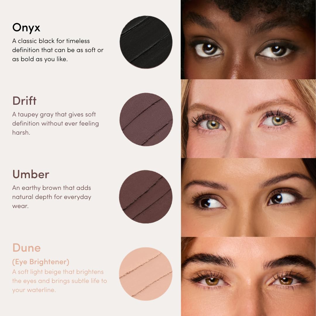 Ravie Beauty Eyeliner application demonstrates easy blending for a soft finish.