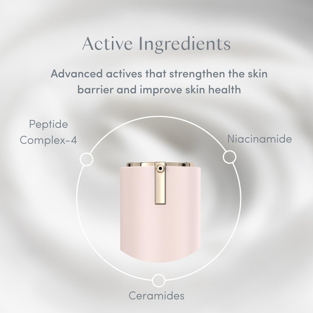Ravie Beauty Signature Skin Dream Barrier Cream peptide complex emphasizes plump, resilient skin texture