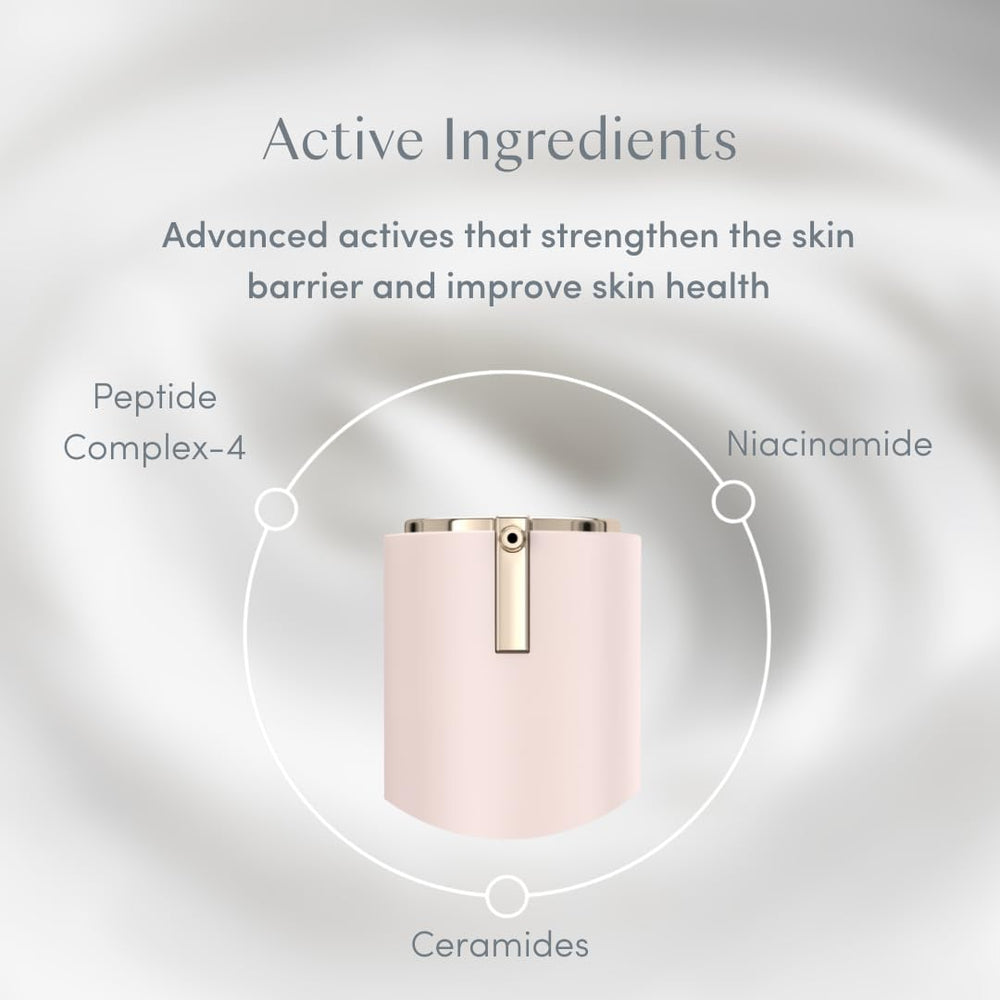 Ravie Beauty Signature Skin Dream Barrier Cream peptide complex emphasizes plump, resilient skin texture
