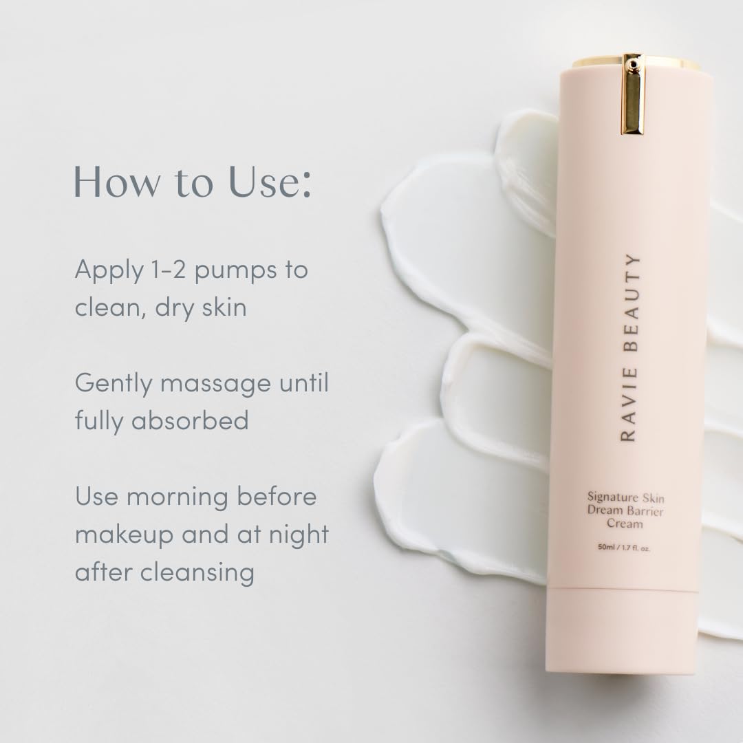 Ravie Beauty Signature Skin Dream Barrier Cream primer-ready finish helps makeup stay flawless
