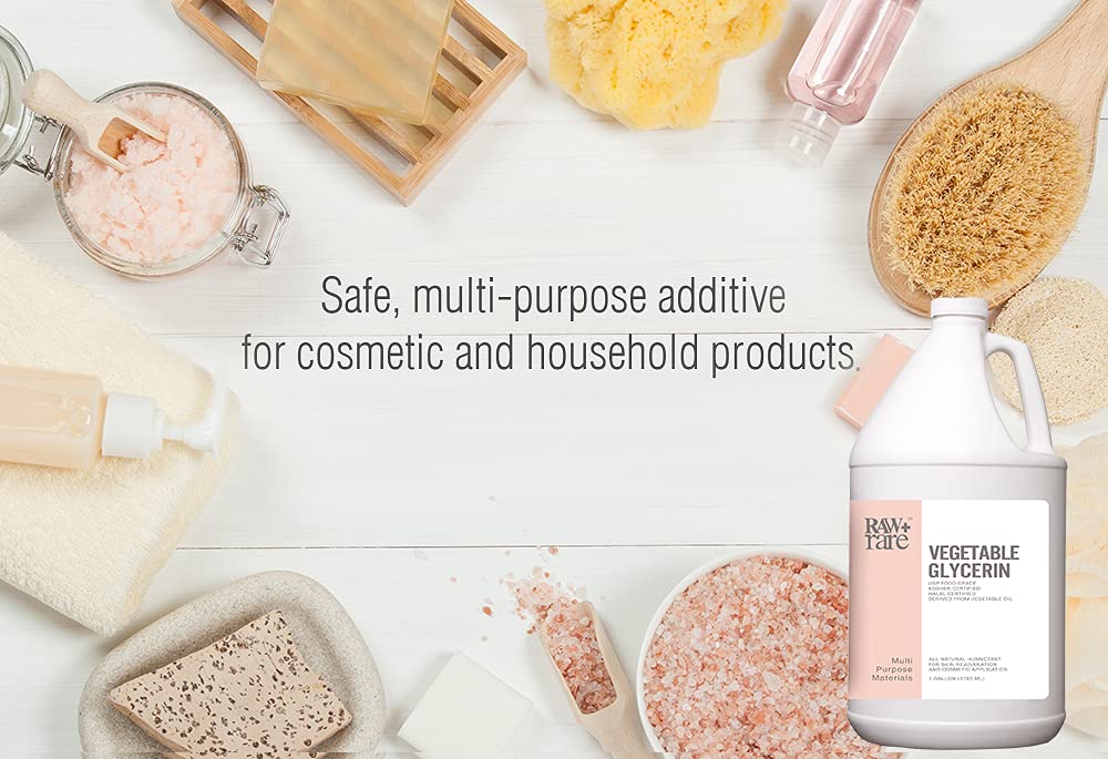 Raw Plus Rare cosmetic grade glycerin suitable for skincare routines