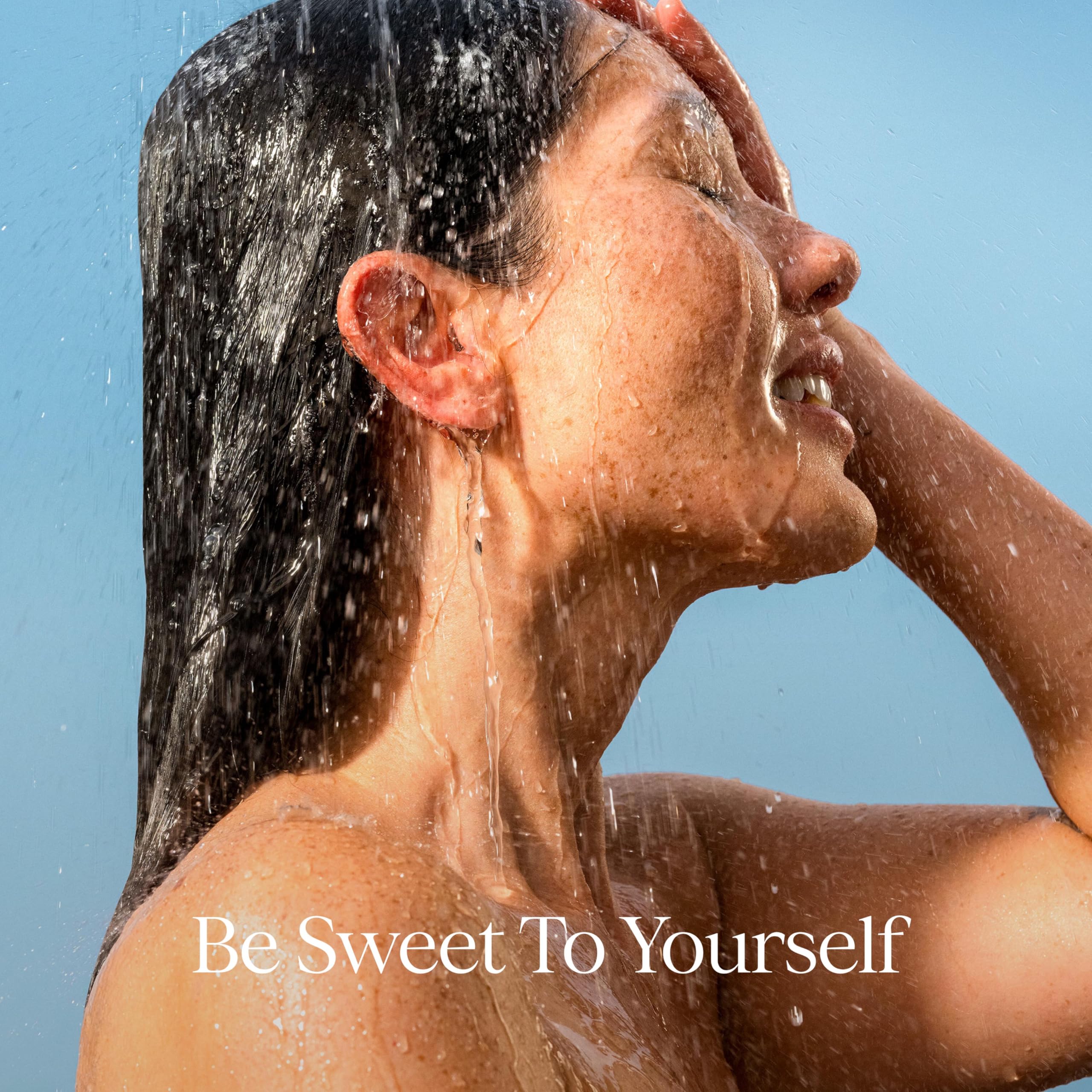 Piel hidratada y suave tras el lavado con RAW SUGAR